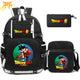 Son Goku DBS Rucksack mit Federmäppchen und Tasche - Dragon Ball Z™