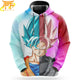 Son-Goku Pullover „Super Saiyan Blue / Rosé“ Pullover – Dragon Ball Z™