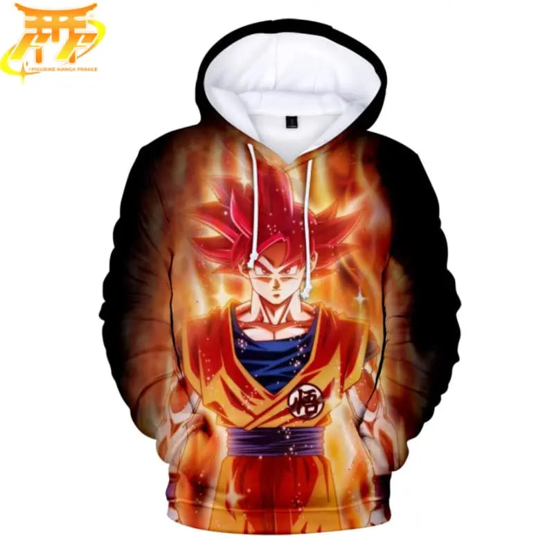 Son Goku „Super Saiyajin God“ Pullover – Dragon Ball Z™