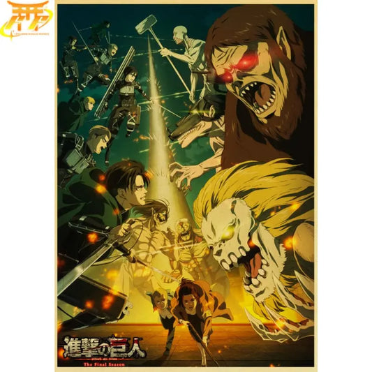 Staffel finale Teil II Poster – Attack on Titan™