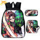 Tanjiro Der Sonnen-Pfeiler Rucksack mit Federmäppchen und Tasche - Demon Slayer™