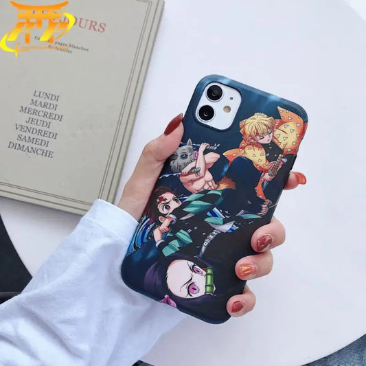 Tanjiro Nezuko Zenitsu und Inosuke iPhone Hülle – Demon