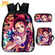 Tanjiro Säule der Sonne Rucksack mit Federmäppchen und Tasche - Demon Slayer™